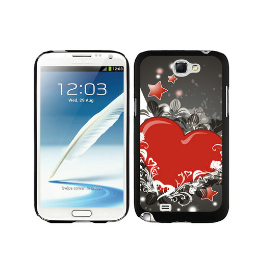 Valentine Star Samsung Galaxy Note 2 Cases DNJ - Click Image to Close